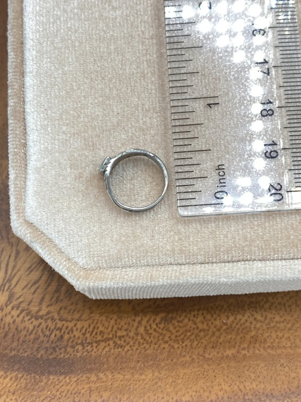 Fred Harvey Era Infant No mark Old Sterling Silver Vintage Square Southwest Ring